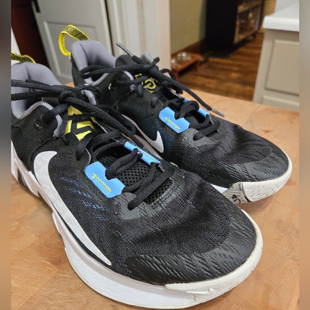Nike Giannis Immortality 2 Men's Black and Blue Sneaker Athletic Shoe Size 8